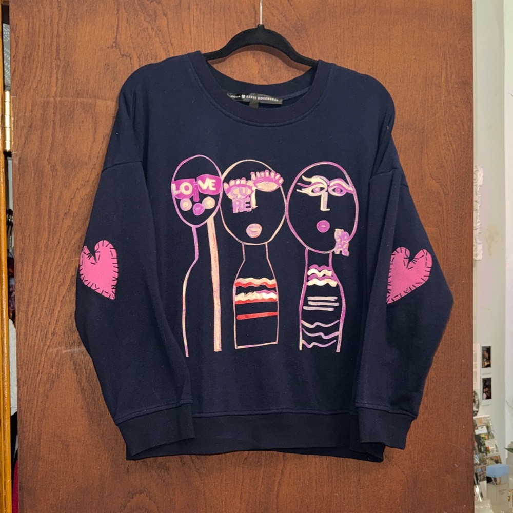 Aqua x Kerri Rosenthal Crewneck